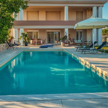 Blue Sky Villa In Crete Epano Vathia Bagian luar foto