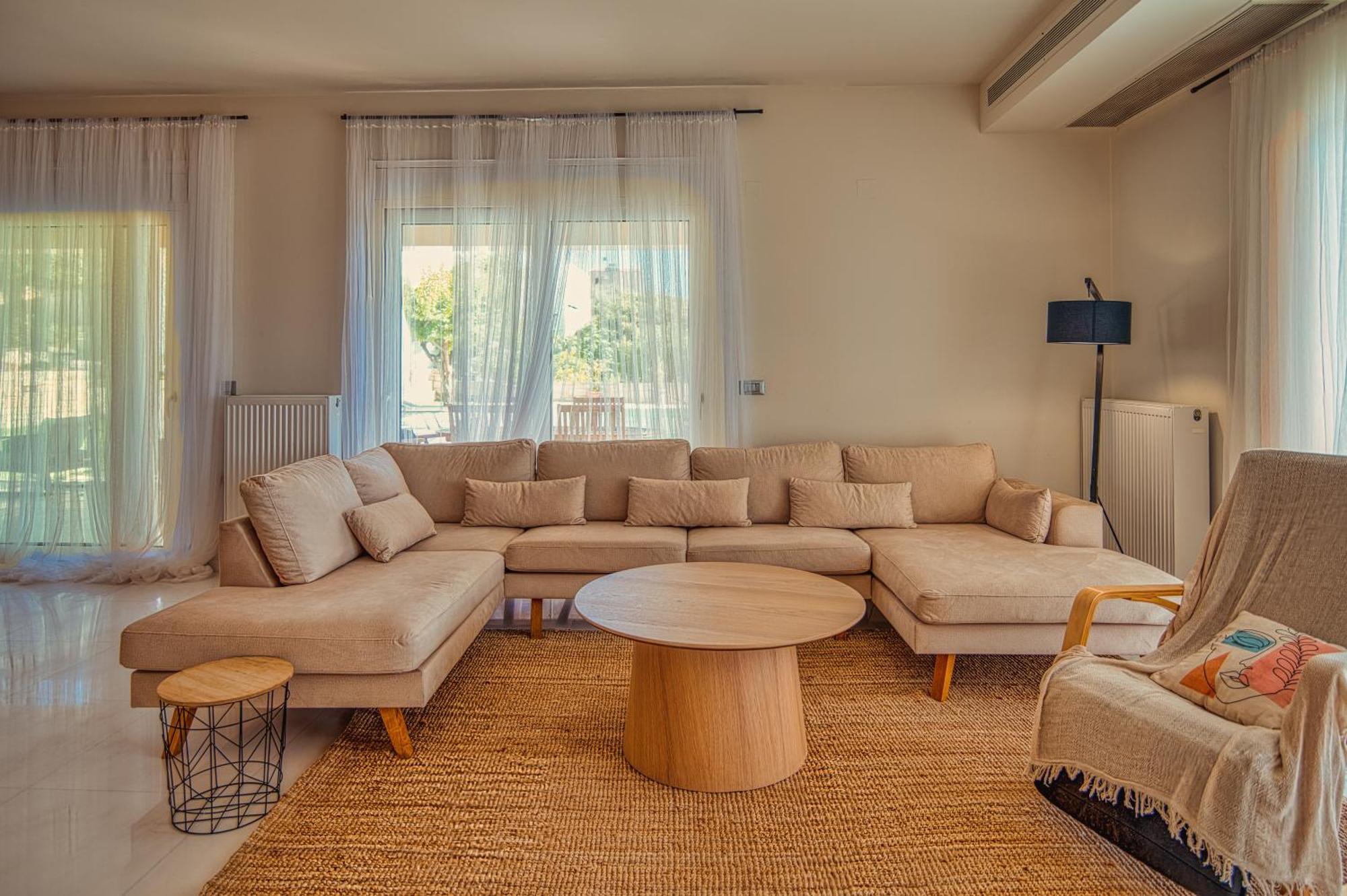Blue Sky Villa In Crete Epano Vathia Bagian luar foto